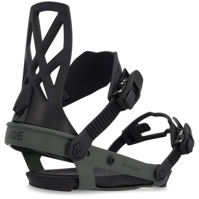 Ride A-4 Snowboard Bindings|Black|Lime|White|M|L