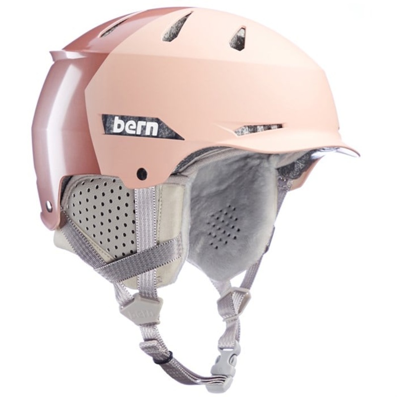 Bern Hendrix MIPS Helmet|Matte Black|Matte Black Camo Hatstyle|Matte Gray|Matte Palm|Matte Plum Camo Hatstyle|Metallic Rose Gold Hatstyle|Satin Vapor|S|M|L