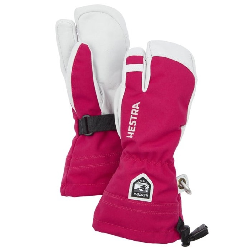 Hestra Army Leather Heli Ski Jr. 3-Finger Mittens – Kids’