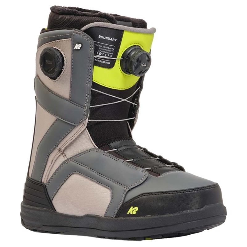 K2 Boundary Snowboard Boots |Black|Grey/Olive|7|7.5|8|8.5|9|9.5|10|10.5|11|11.5|12|13