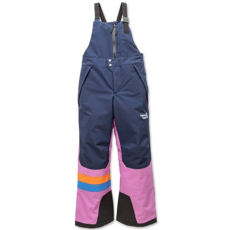 Town Hall Mountain Town Winter Bibs – Kids’