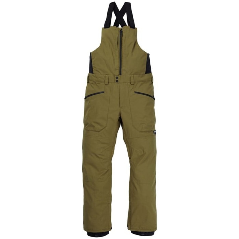 Burton Reserve Bib Pants|Almandine|Deep Emerald|Forest Moss|Martini Olive|Petrol Green|True Black|Zebra Camo|3XL|XS|S|M|L|XL|XXL