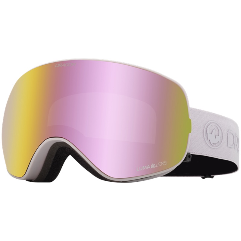 Dragon X2s Goggles|Amethyst/LumaLens Rose Gold Ion+LumaLens Light Violet|Lilac/LumaLens Pink Ion+LumaLens Dark Smoke