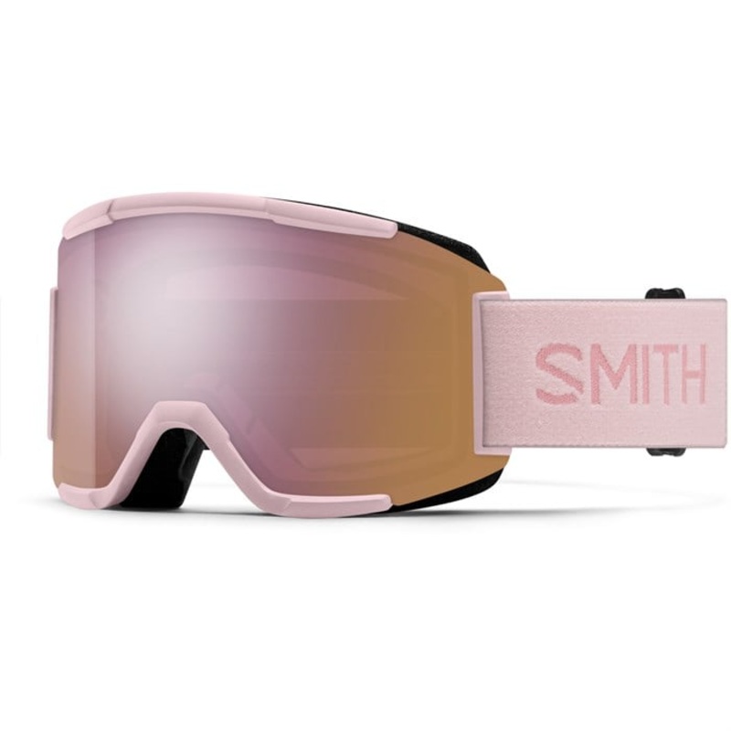Smith Squad Goggles|Bandit/ChromaPop Sun Platinum Mirror+Clear|Black/ChromaPop Everday Blue Mirror+Yellow|Black/ChromaPop Everday Rose Gold Mirror+Clear|Black/ChromaPop Everyday Green Mirror+Clear|Black/ChromaPop Everyday Red Mi