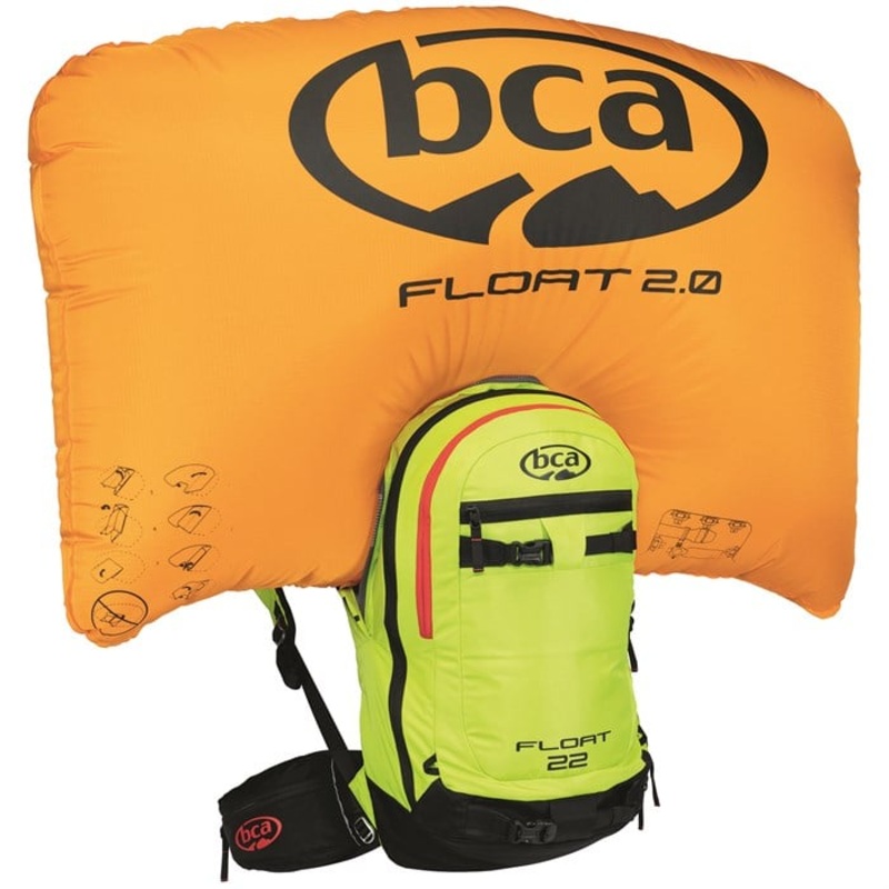 BCA Float 22 Airbag Pack|Radioactive Lime