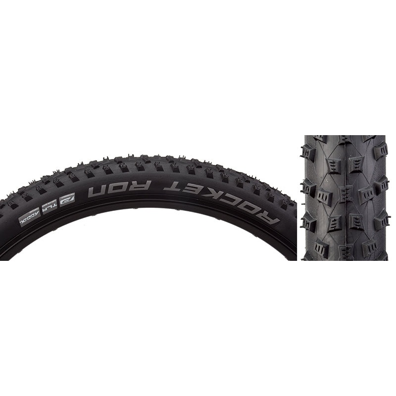 Rocket Ron Addix Tire 29×2.25 Folding Tubeless Ready Addix Performance TwinSkin 67TPI Black