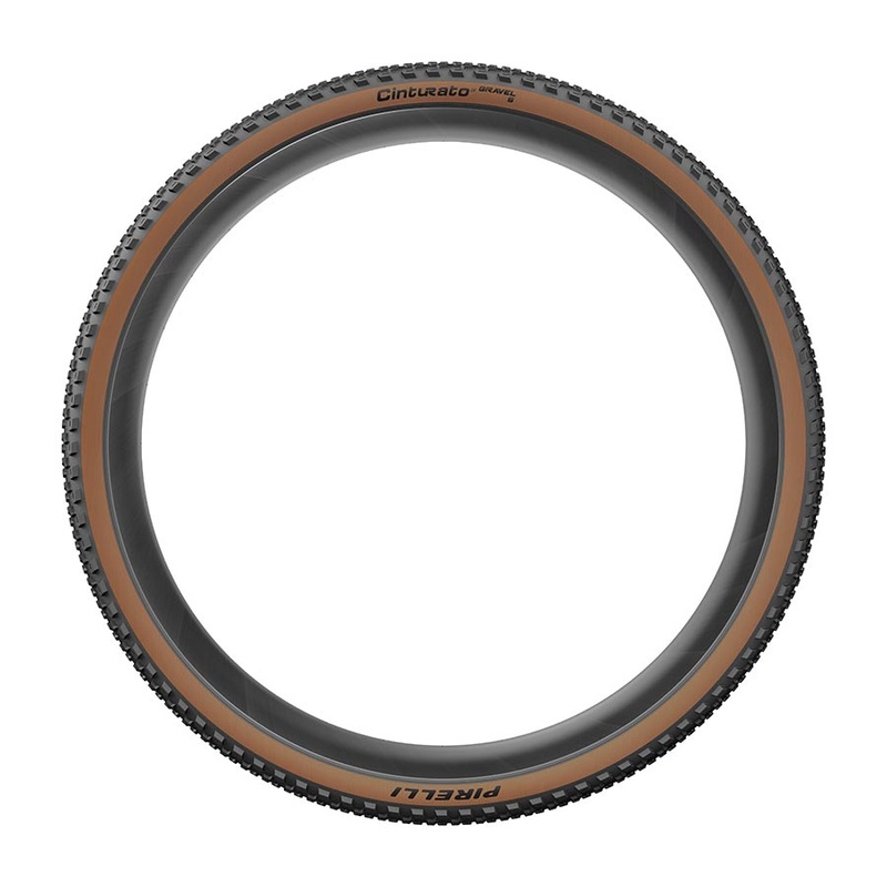 Cinturato Gravel S Tire – 700 x 45 Tubeless Folding Black/Tan