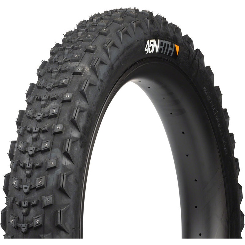 Dillinger 4 Tire, 120 TPI 168 Large Concave Carbide Aluminum Studs – 26 x 4.2