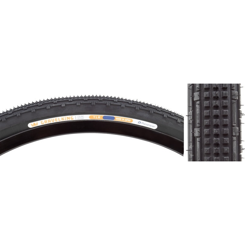 GravelKing SK Tire – 700 x 50 Tubeless Folding Black