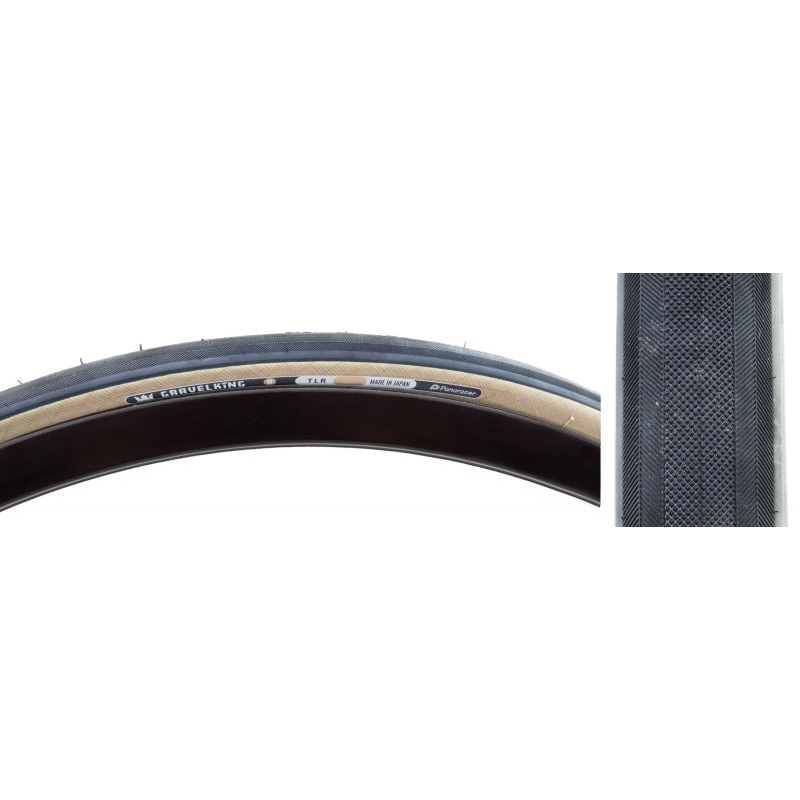 GravelKing Slick R Tire – 700 x 30 Tubeless Folding Black/Amber