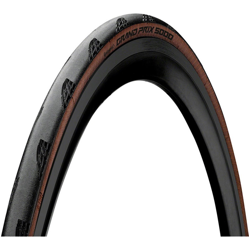 Grand Prix 5000 Tire – 700 x 25 Clincher Folding BLK/Transparent BLKChili Vectran Breaker LazerGrip ACT