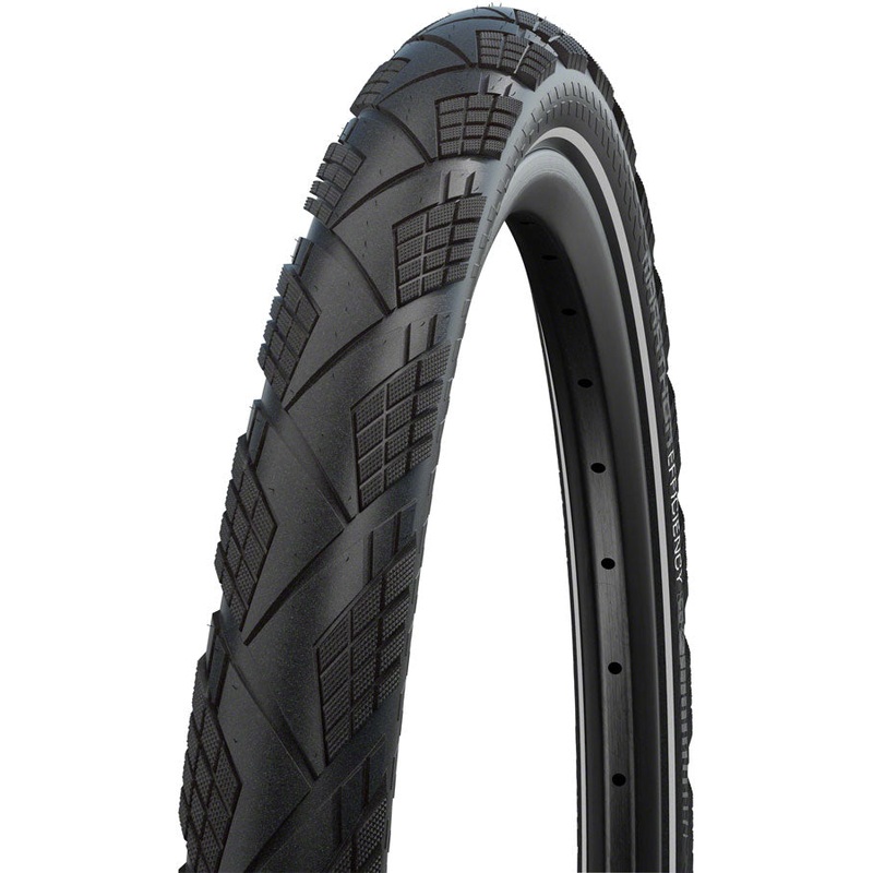 Marathon Efficiency Tire – 700 x 45 Clincher Folding BLK/Reflective Evolution Line Super Race V-Guard Addix Race E-50