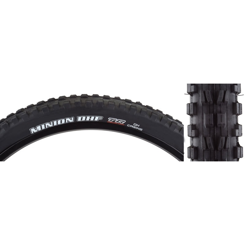 Minion DHF Tire – 29 x 2.50 Tubeless Wire BLK BikePark DH Wide Trail