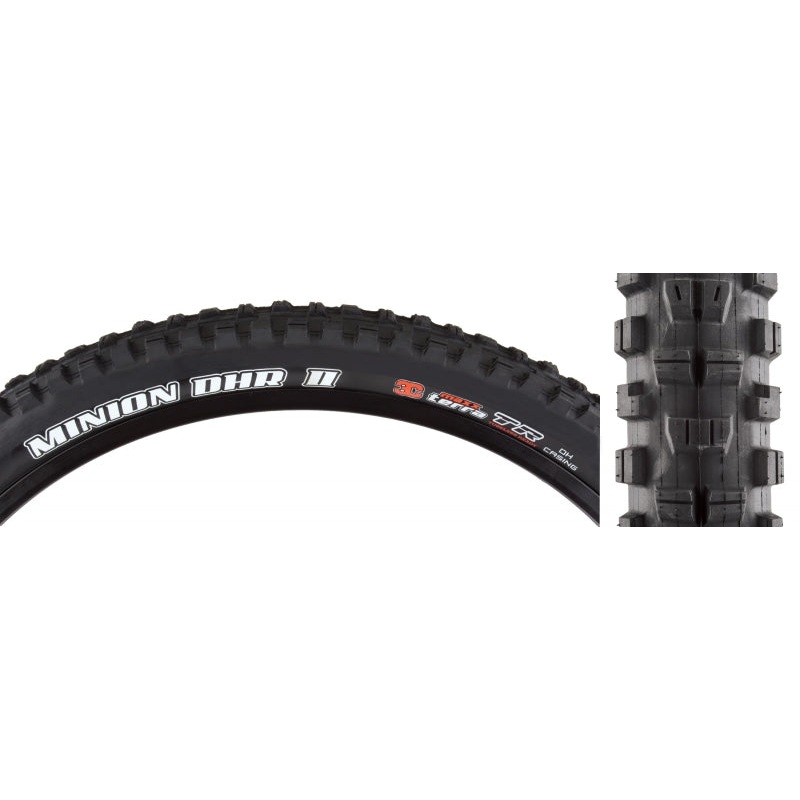 Minion DHR II Tire – 27.5 x 2.5 Tubeless Folding BLK 3C MaxxTerra DH