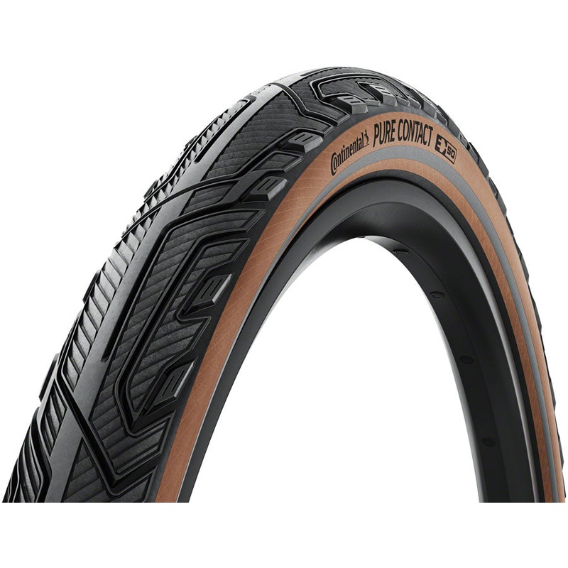 Pure Contact Tire – 700 x 50 Clincher Folding BLK/Coffee/Graphite Reflex Vectran / PolyX Breaker E50