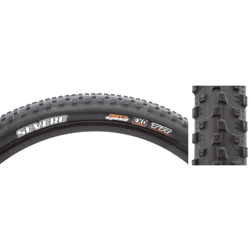 Severe Tire – 29 x 2.25 Tubeless Folding Black MaxxSpeed EXO E-25