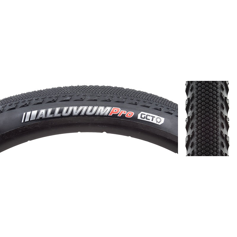 Alluvium Pro Tire – 700 x 45 Tubeless Folding Black 120tpi GCT