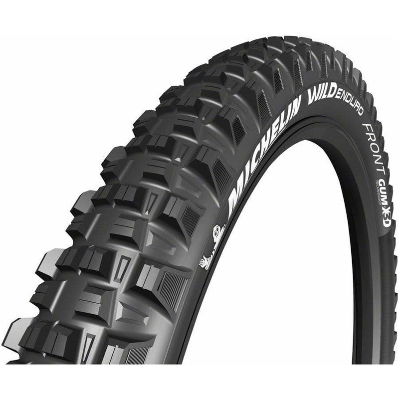 E-Wild Tire – 27.5 x 2.8 Tubeless Folding Gum-X Black Front Ebike