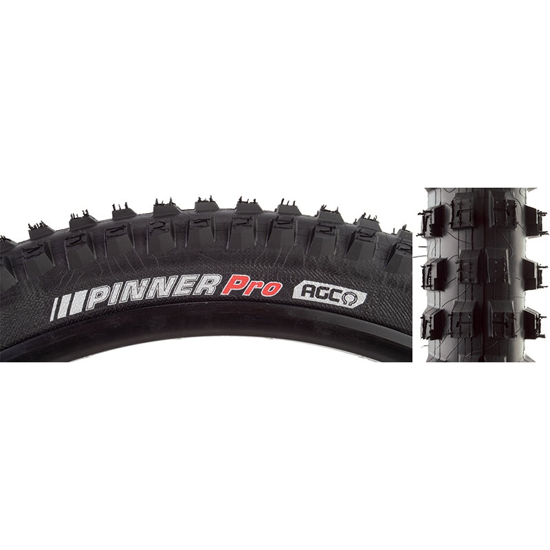Pinner Pro Tire – 27.5 x 2.4 Tubeless Folding Black AGC