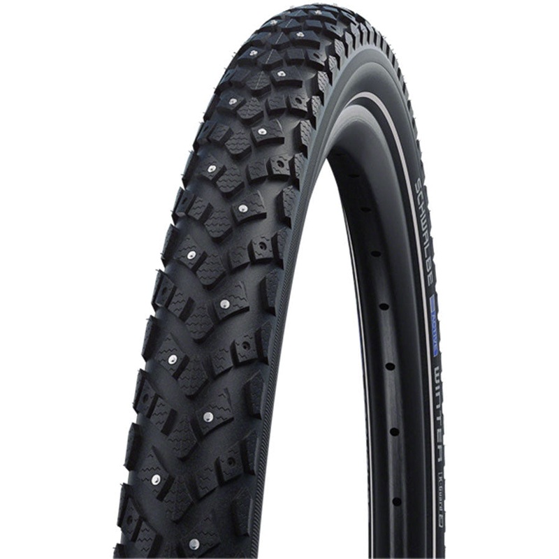 Winter Touring-Hybrid Bike Tire – 700 x 40, Clincher, Wire, Black, K-Guard, Winter, 120 Studs