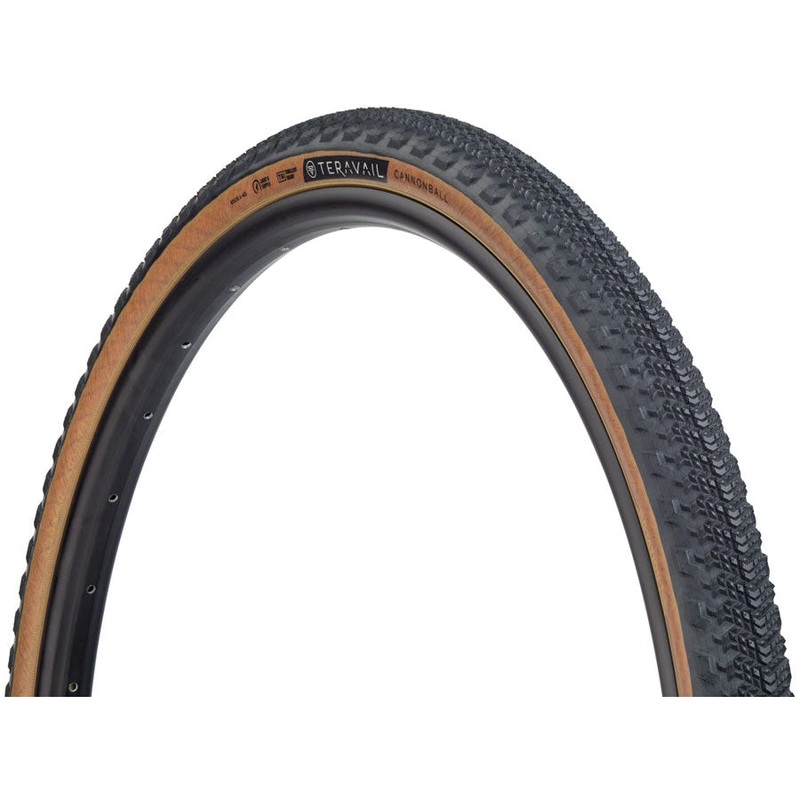 Cannonball Tire – 650b x 40 Tubeless Folding Tan Light and Supple