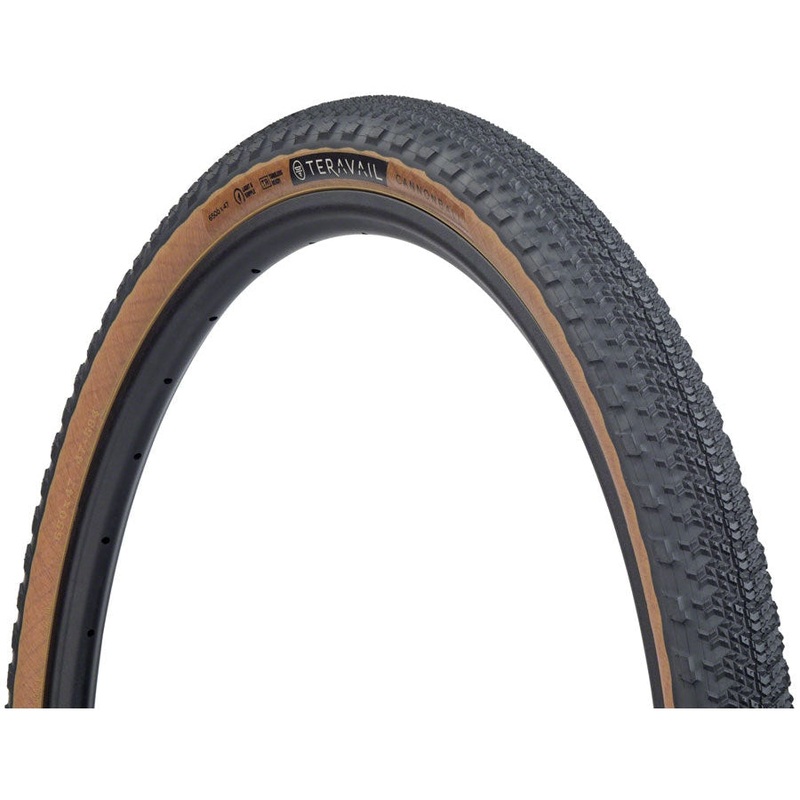 Cannonball Tire – 650b x 47 Tubeless Folding Tan Light and Supple