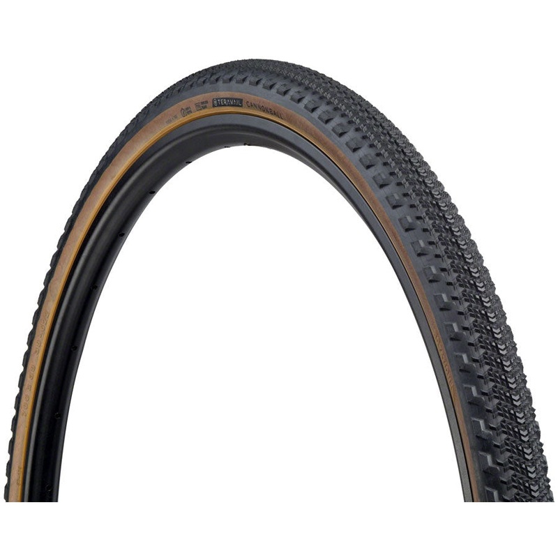 Cannonball Tire – 700 x 38 Tubeless Folding Tan Durable 60tpi Fast Compound