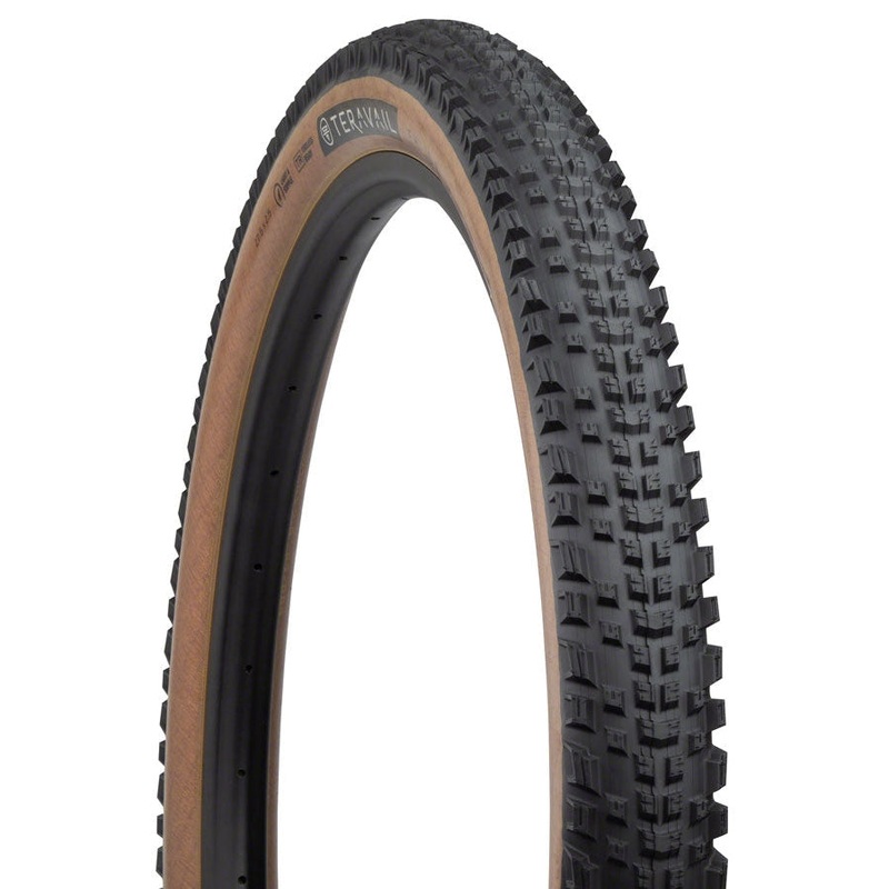 Ehline Tire – 27.5 x 2.5 Tubeless Folding Tan Durable Fast Compound