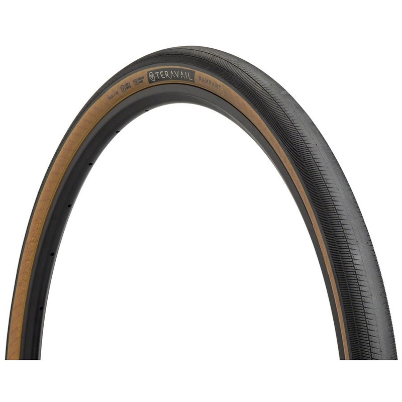 Rampart Tire – 700 x 42 Tubeless Folding Tan Light Supple Fast Compound