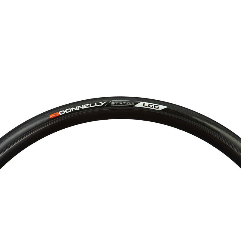 Strada LGG Road Bike Tire – 700 x 30, Tubeless, Black