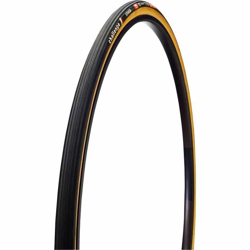 Tire Strada Pro Tubular Tire 700×25 Black/tanwall