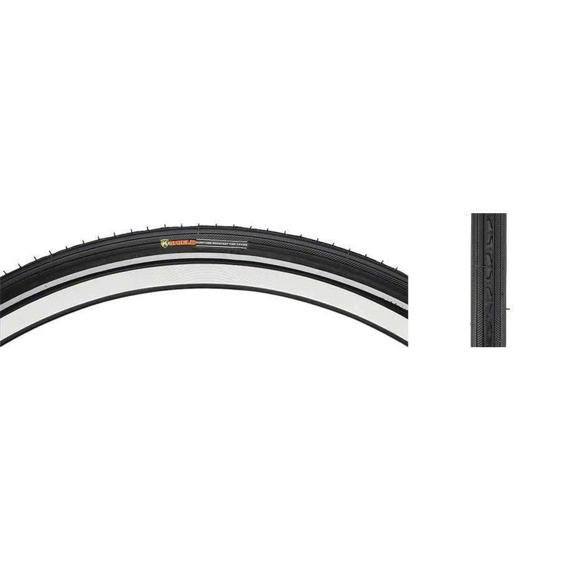 K40 Street Bike Tire with K-Shield: 26 x 1 3/8, Steel Bead