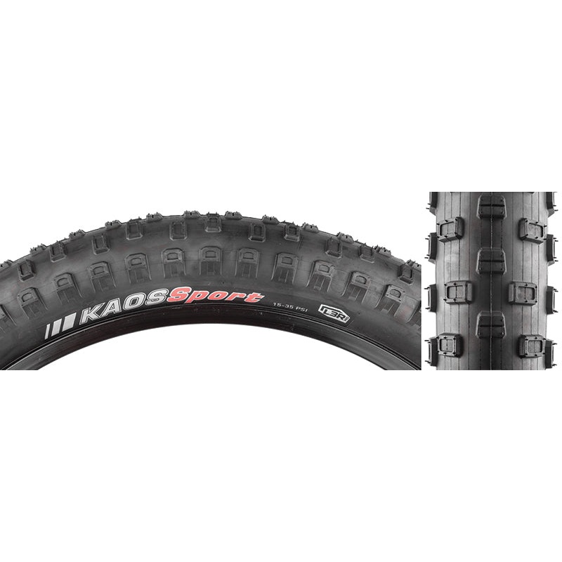 Kaos Sport Tire – 20 x 2.8 Clincher Wire Black 35tpi