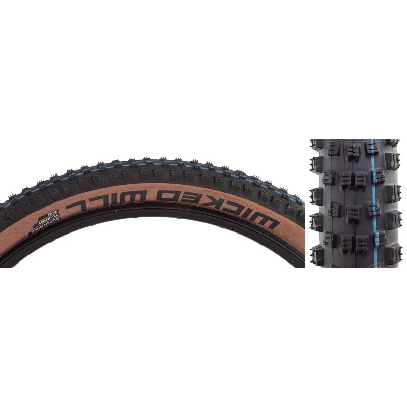 Wicked Will Tire – 29 x 2.25 Tubeless Folding BLK/Transparent Evolution Line Super Race Addix SpeedGrip