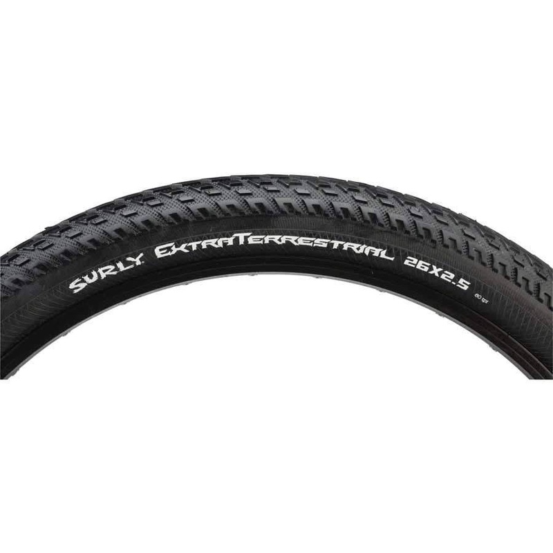 ExtraTerrestrial Tire – 26 x 2.5 Tubeless Folding Black 60tpi