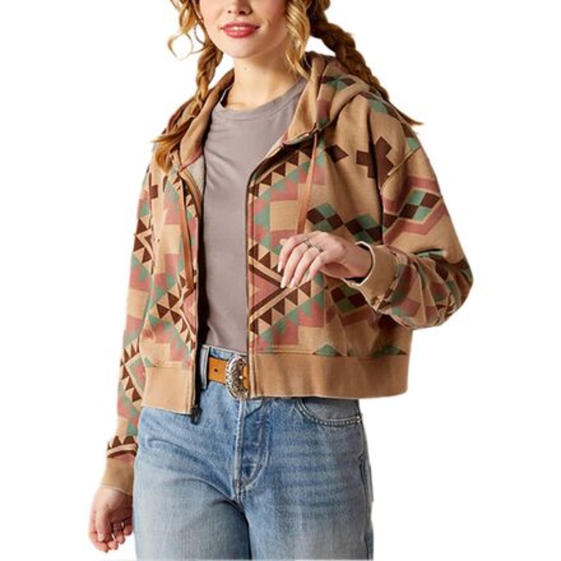 Sunset Spark Crop Hoodie – Women&apos;s
