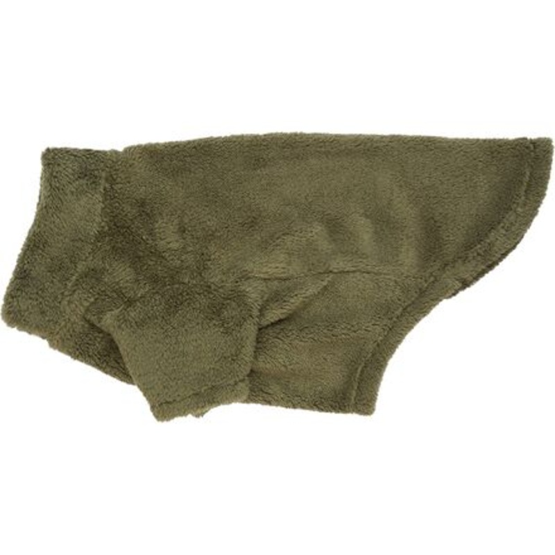 Teddy Fleece Dog Jumper|Olive|Soft Mint|L