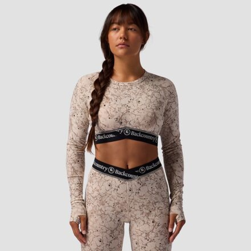 Cedars RWS Merino Lt-Wt Baselayer Cropped Crew Top – Women&apos;s