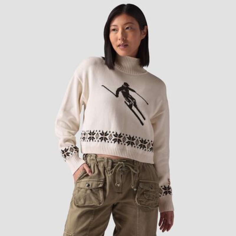 Intarsia Ski Jumper Sweater – Women&apos;s