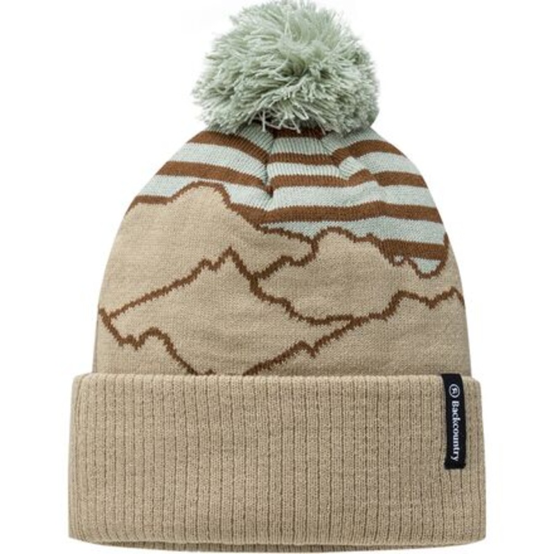 MTN Pom Beanie|Tortilla/Sage|One Size