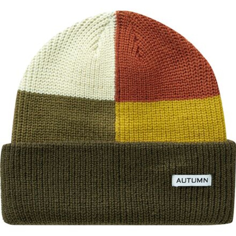 Patchwork Beanie|Army|One Size
