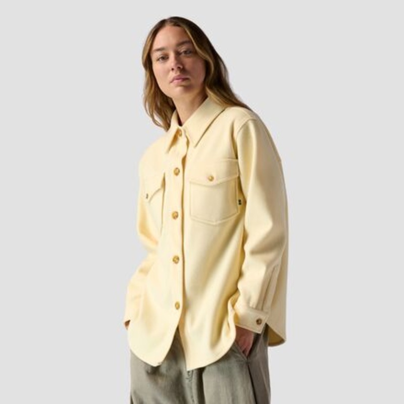 Shirt Jacket – Women&apos;s|Bleached Sand|Fired Brick|L|XL|M