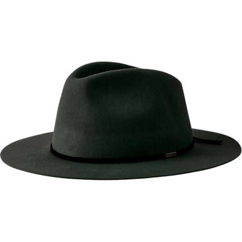 Wesley Packable Fedora|Washed Black|XS