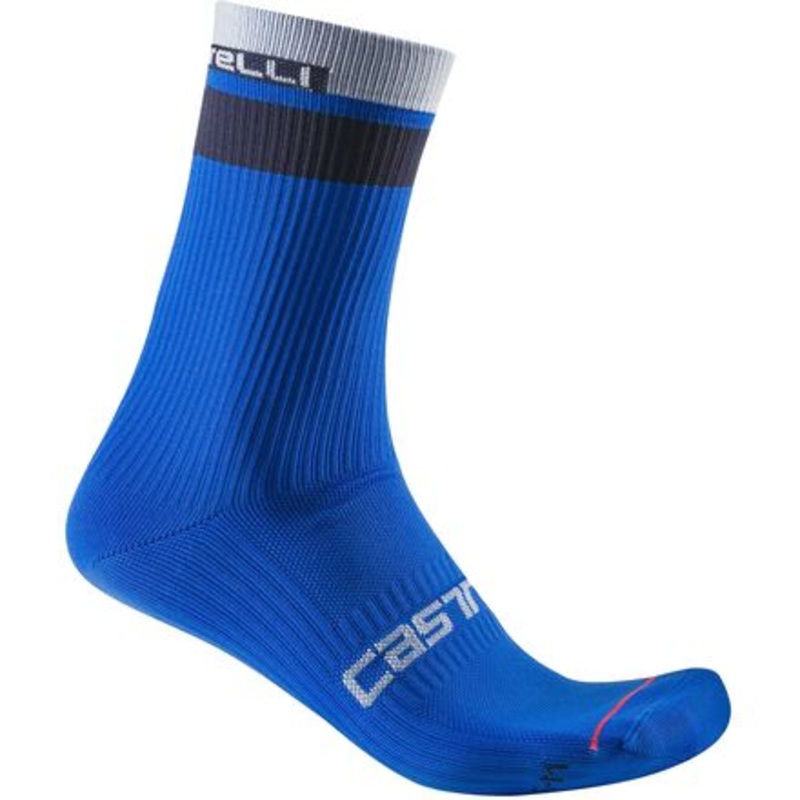 Gara Thermal 18 Sock|Azzurro Italia/Belgian Blue/White|Deep Bordeaux/Light Steel Blue/Ivory|S/M