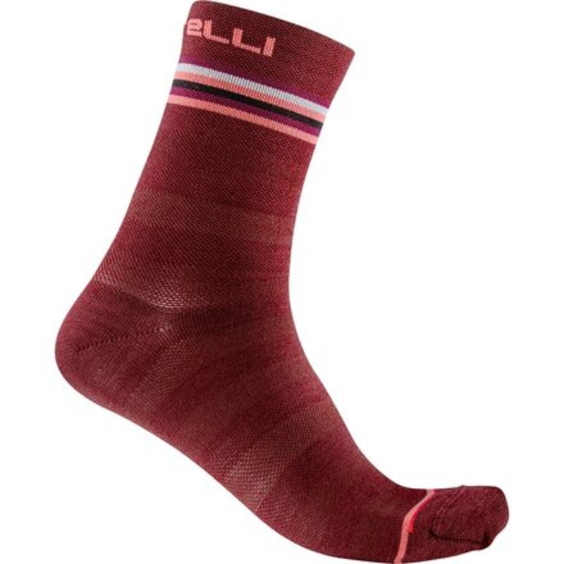 Go 15 Sock – Women&apos;s|Bordeaux/Brilliant Pink/White|L/XL|S/M
