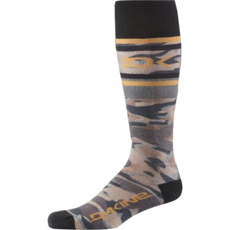 Freeride Sock – Men&apos;s|Vintage Camo|White Stripe|S/M