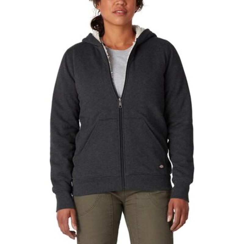 Sherpa Lined Full-Zip Hoodie – Women&apos;s