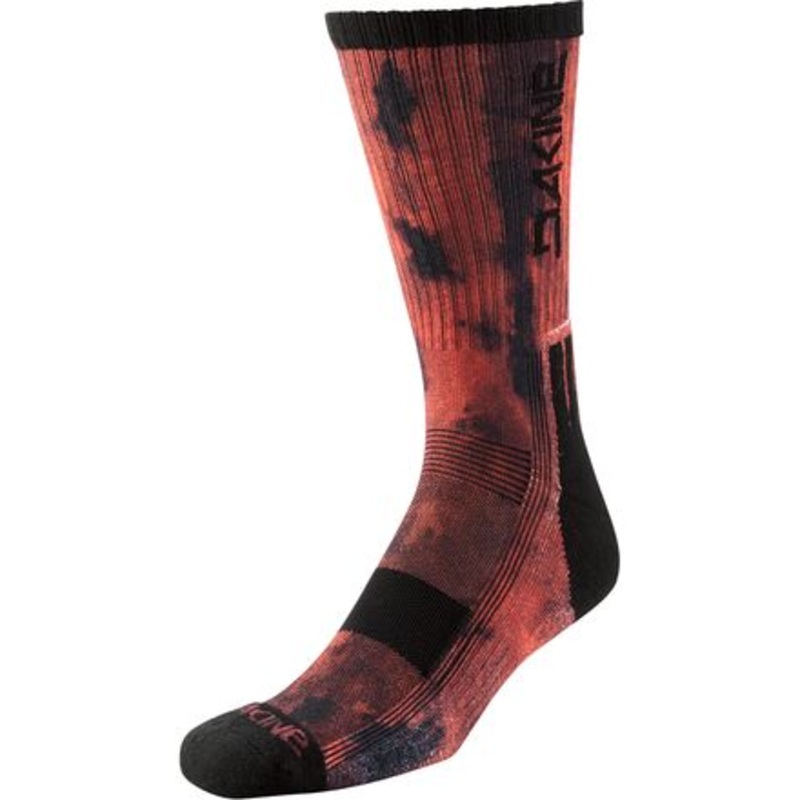 Step Up Sock|Flare Acid Wash|Ochre Stripe/Port|S/M