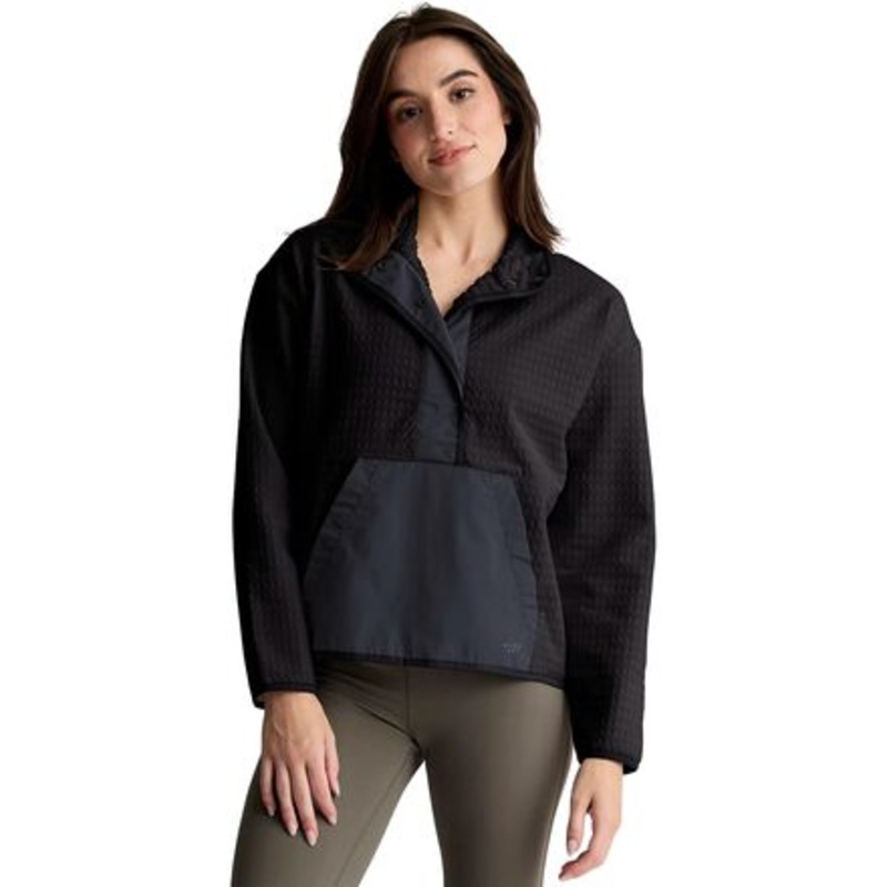Gridback Fleece Snap Pullover – Women&apos;s