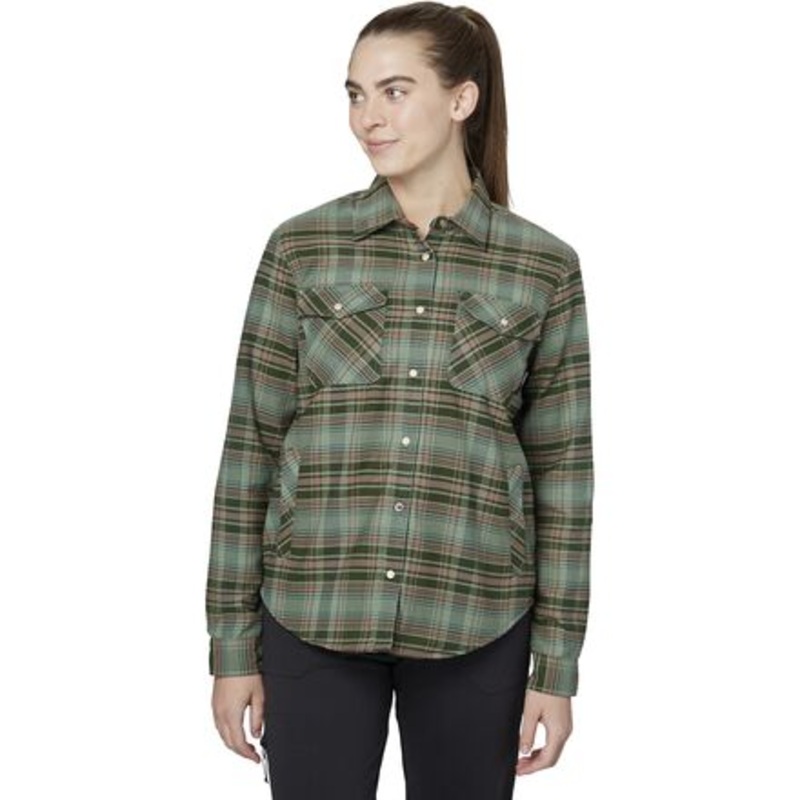 May Flannel – Women&apos;s|Pine/Chai|Ruby|Rye|XL|S|XS|M|L